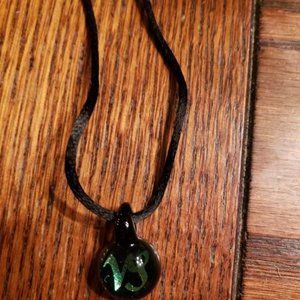 Naf Glass Zodiac necklace NWT